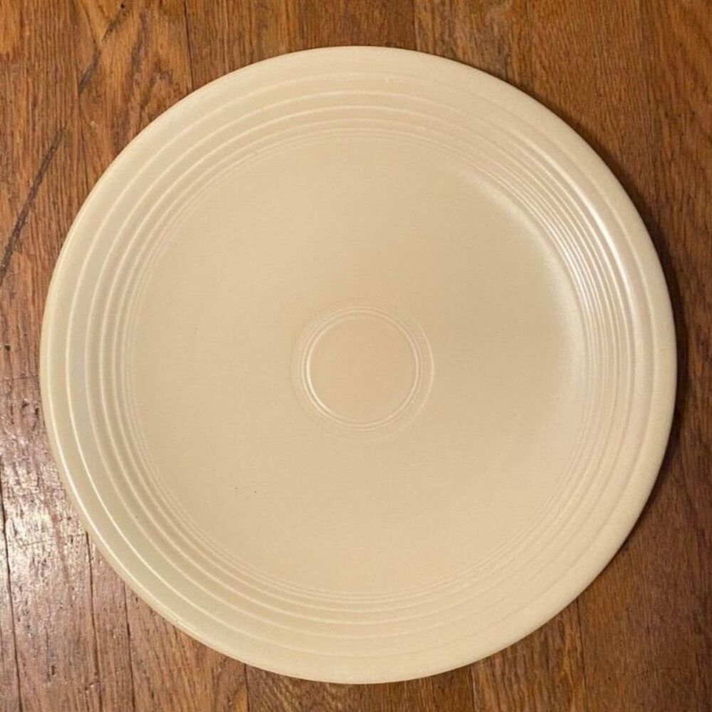Fiestaware Classic Rim Retired Yellow 12" Chop Plate